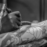 Grayscale Photo Of Person Applying Tattoo 955938 150x150